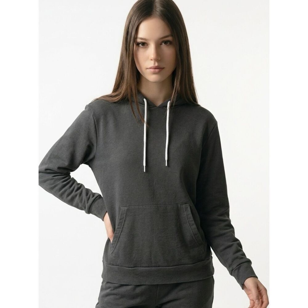 ASOS | Light Black Pullover Hoodie Sweatshirt Women’s Size Medium